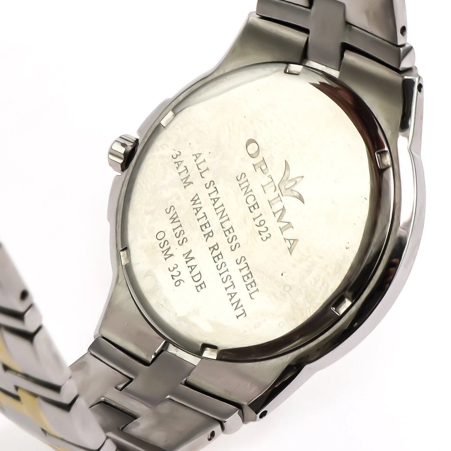 Optima • Swiss Watch • Stainless Steel • 45mm • Quartz • 3ATM • OSM326