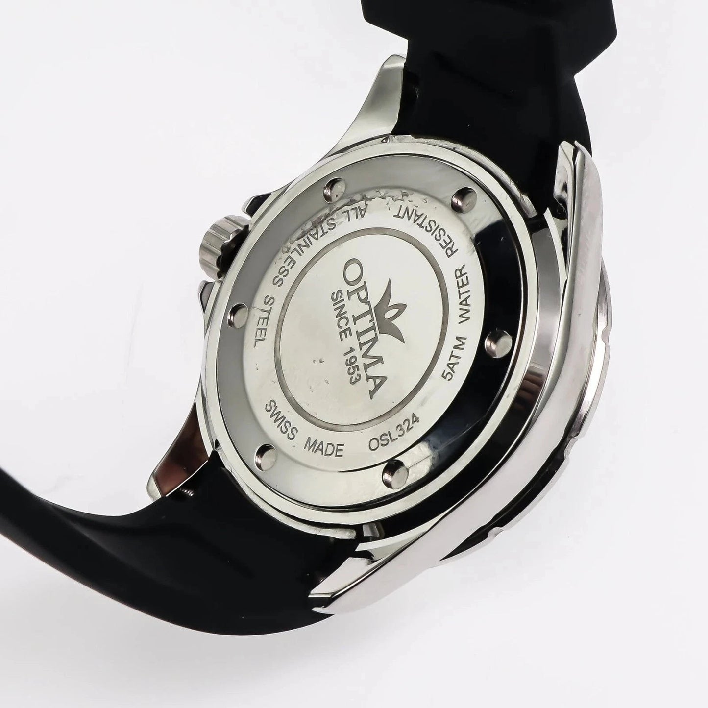 Optima • Swiss Watch • Stainless Steel • 37mm • Quartz • 5ATM • OSL324