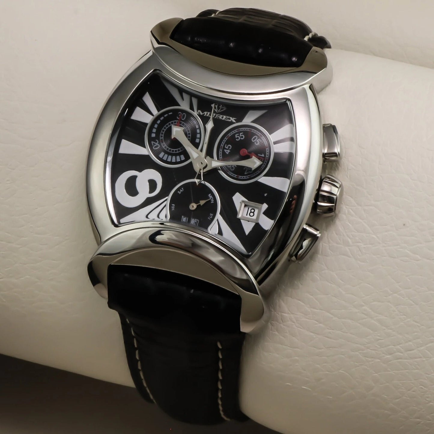 MUREX 41.5x47.6mm Swiss Chronograph Watch Quartz Date 3 ATM ISC791