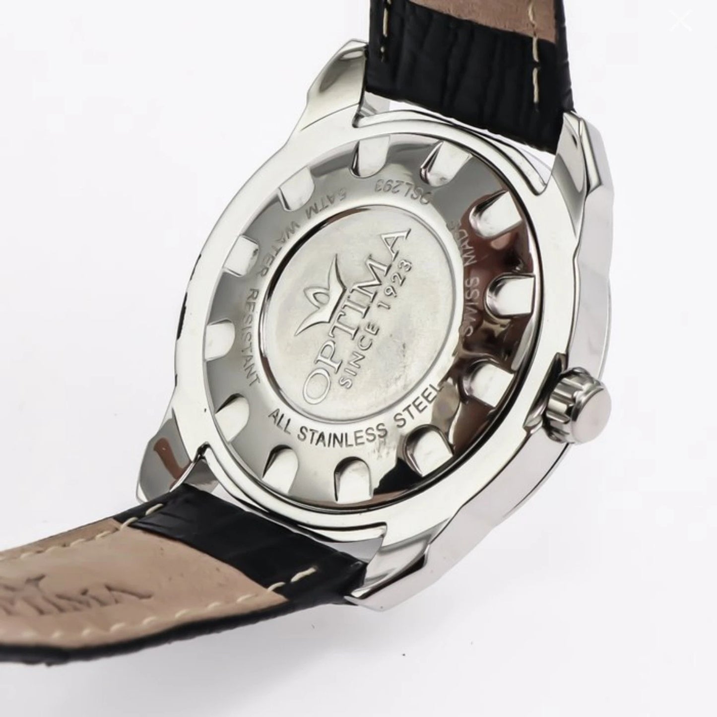 Optima Swiss Watch 38mm Stainless Steel Quartz 5ATM OSL293