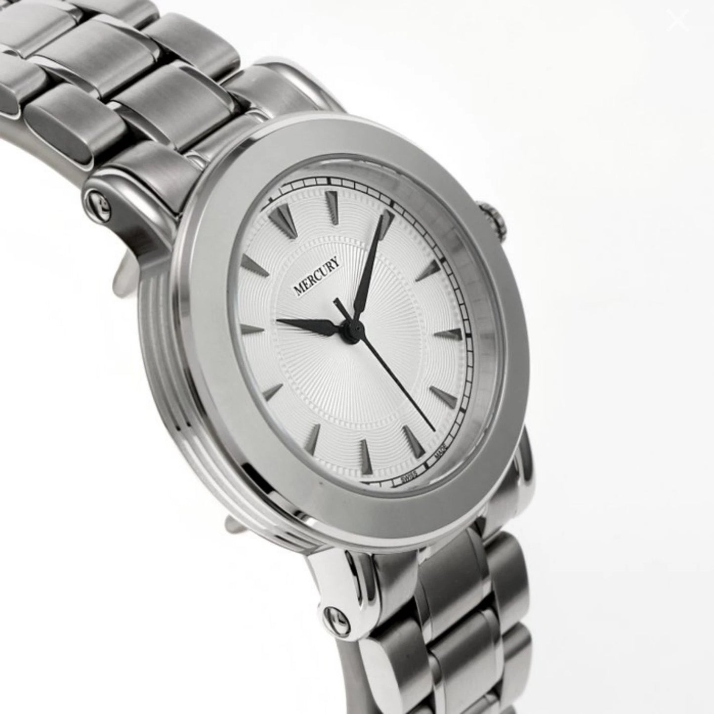 Mercury Swiss Watch Womens 35mm Stainless Steel Quartz 5ATM ME295