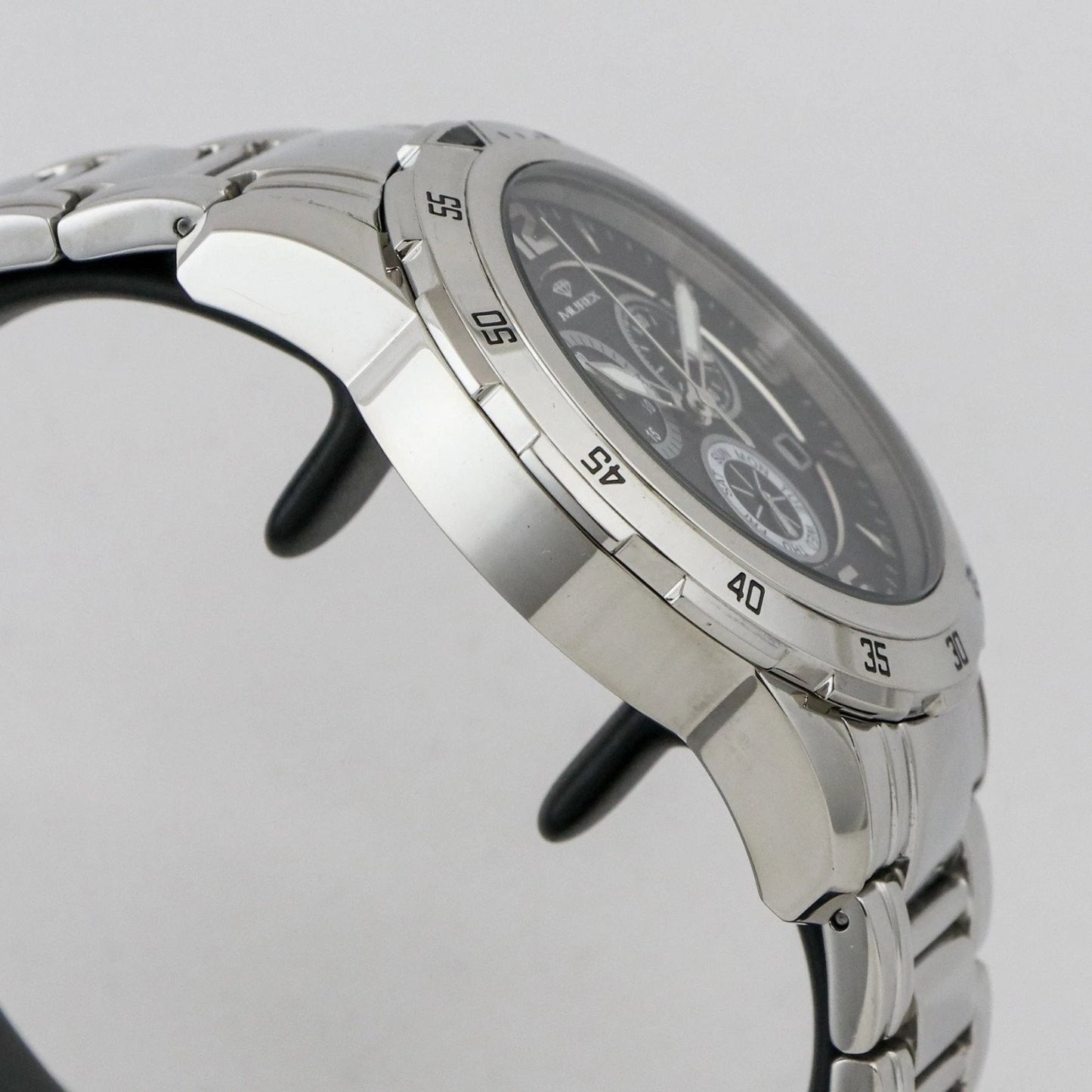 Murex Swiss 45mm Chronograph Watch Stainless Steel Quartz 5 ATM• MUC508