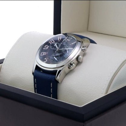 Murex Swiss Chronograph Watch ISC701-SL-9 Day Date Oval