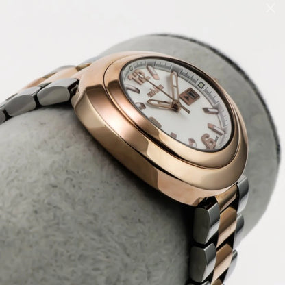 Geovani Swiss 38mm Stainless Steel & PVD Rose Gold Quartz Watch 3ATM GOL511