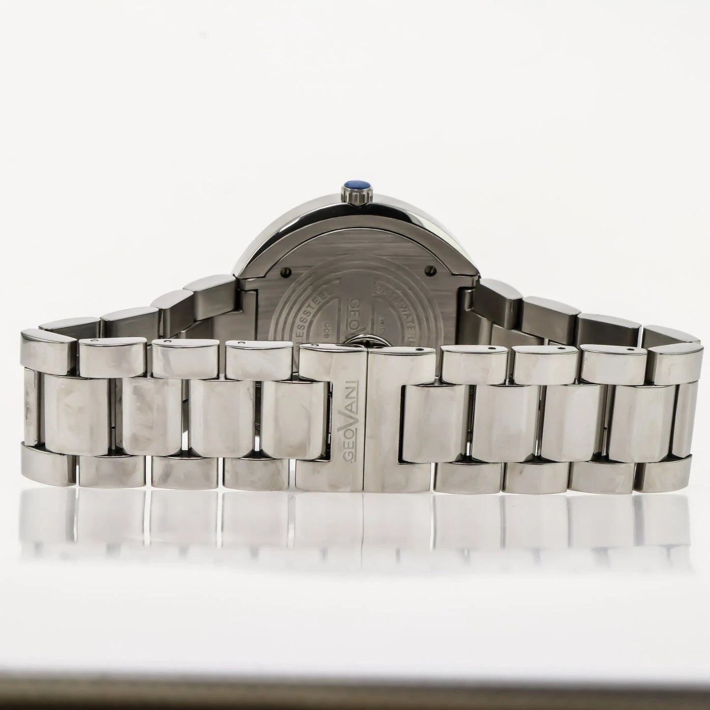 Geovani Swiss 44mm Stainless Steel Quartz Watch 3ATM GOB511