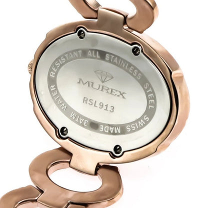 Murex Swiss Watch PVD Rose Gold Stainless Steel 40mm Quartz 3ATM RSL913-RR-8