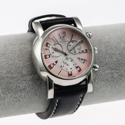 Murex Swiss Chronograph Watch Stainless Steel Quartz 43.5x39mm 3ATM ISC680