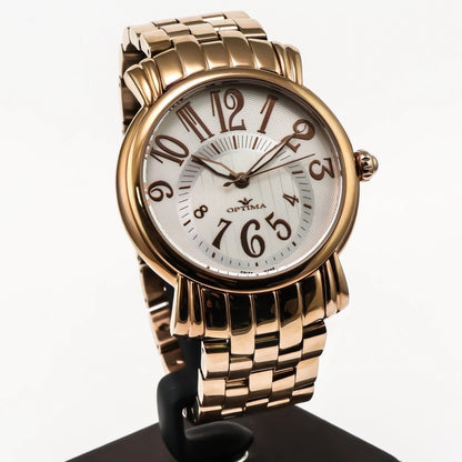 Optima • Swiss Watch • Stainless Steel • 43mm • Quartz • 3ATM • OSM212