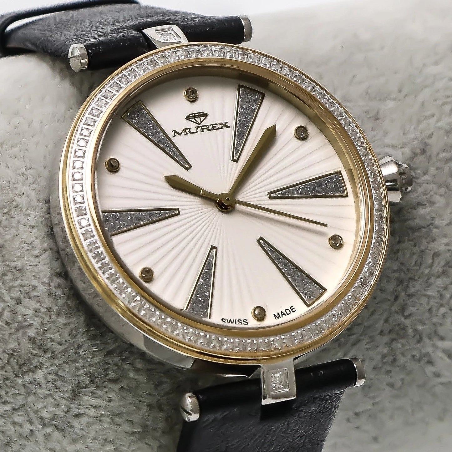 Murex • Swiss Diamond Watch • 88 White Diamonds 0.52ct • Quartz • MUL525