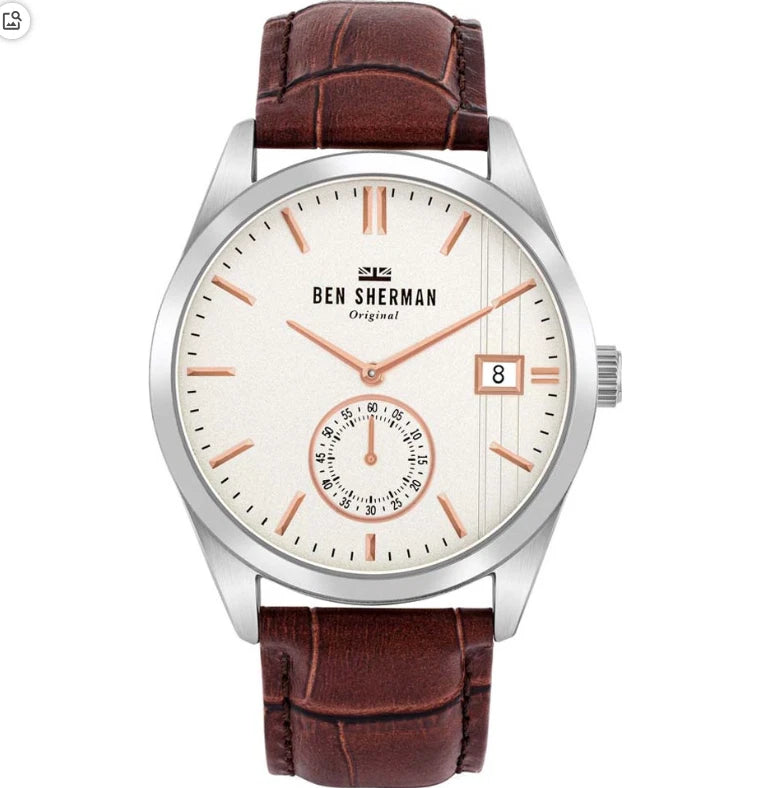 Ben Sherman Men Watch • Spitalfields Heritage • 43mm • Quartz • 3ATM • WB039T