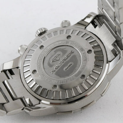 Murex Swiss 45mm Chronograph Watch Stainless Steel Quartz 5 ATM• MUC508