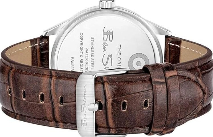 Ben Sherman Men Watch • Stainless Steel • 43mm • Quartz • 3ATM • BS022BR
