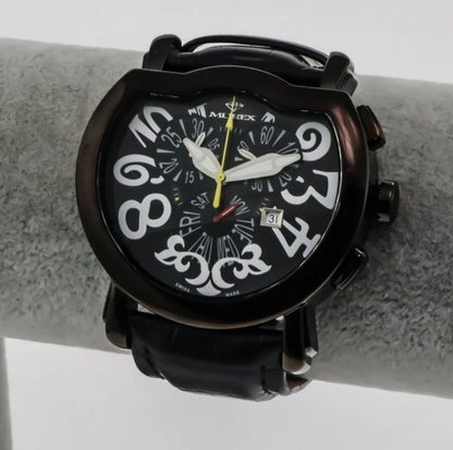 MUREX Swiss Chronograph Stainless Steel Quartz Watch 42.5x52mm 3ATM ISC792