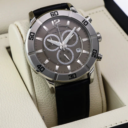 Murex Swiss 45mm Chronograph Watch Stainless Steel Quartz 5 ATM• MUC526