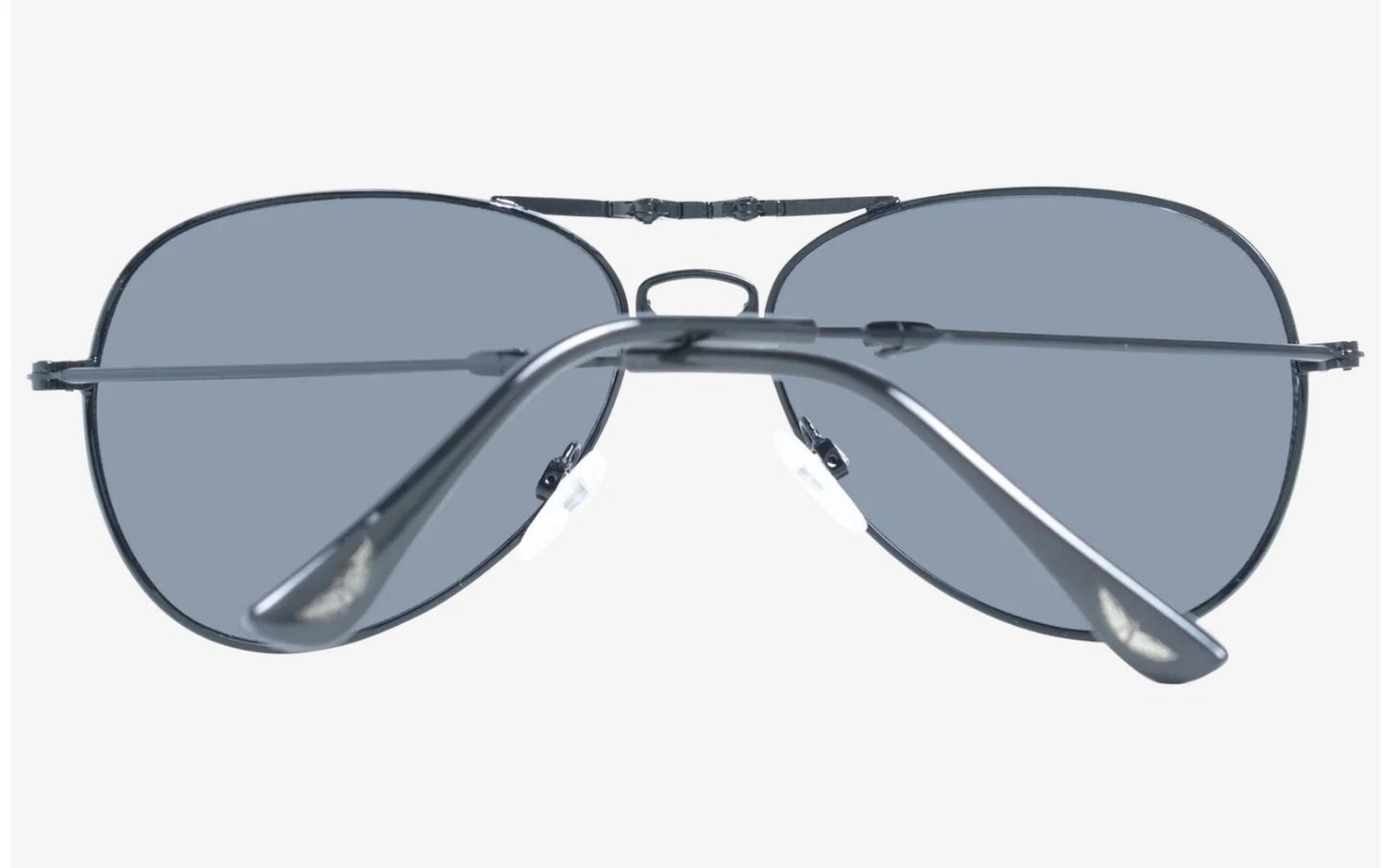 AVIATOR Sunglasses • AVGSR 635BKS • 100% UVA UVB • Foldable Full Rim • 59•49•145