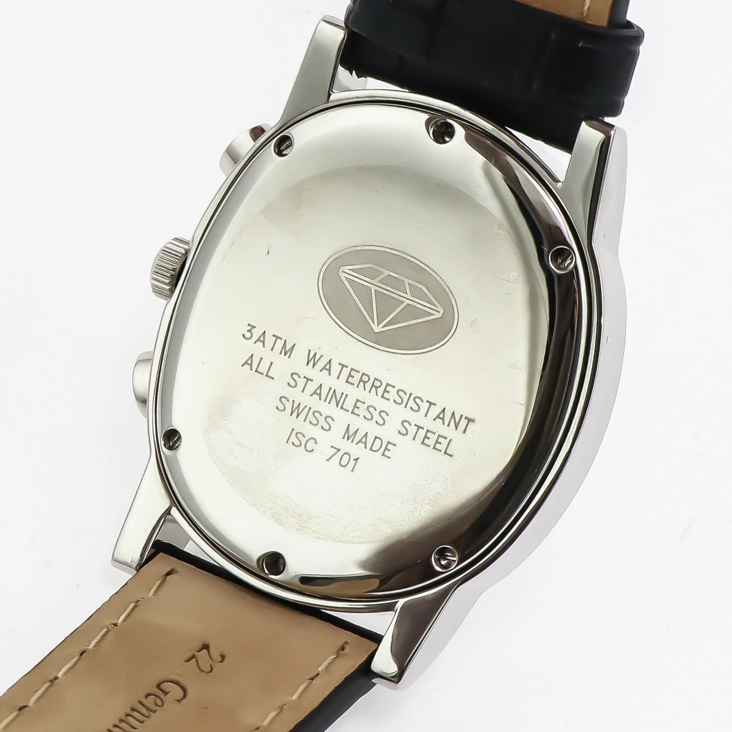 Murex Swiss Moonphase Watch Stainless Steel Quartz 3ATM ISC701