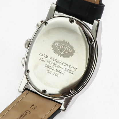 Murex Swiss Moonphase Watch Stainless Steel Quartz 3ATM ISC701