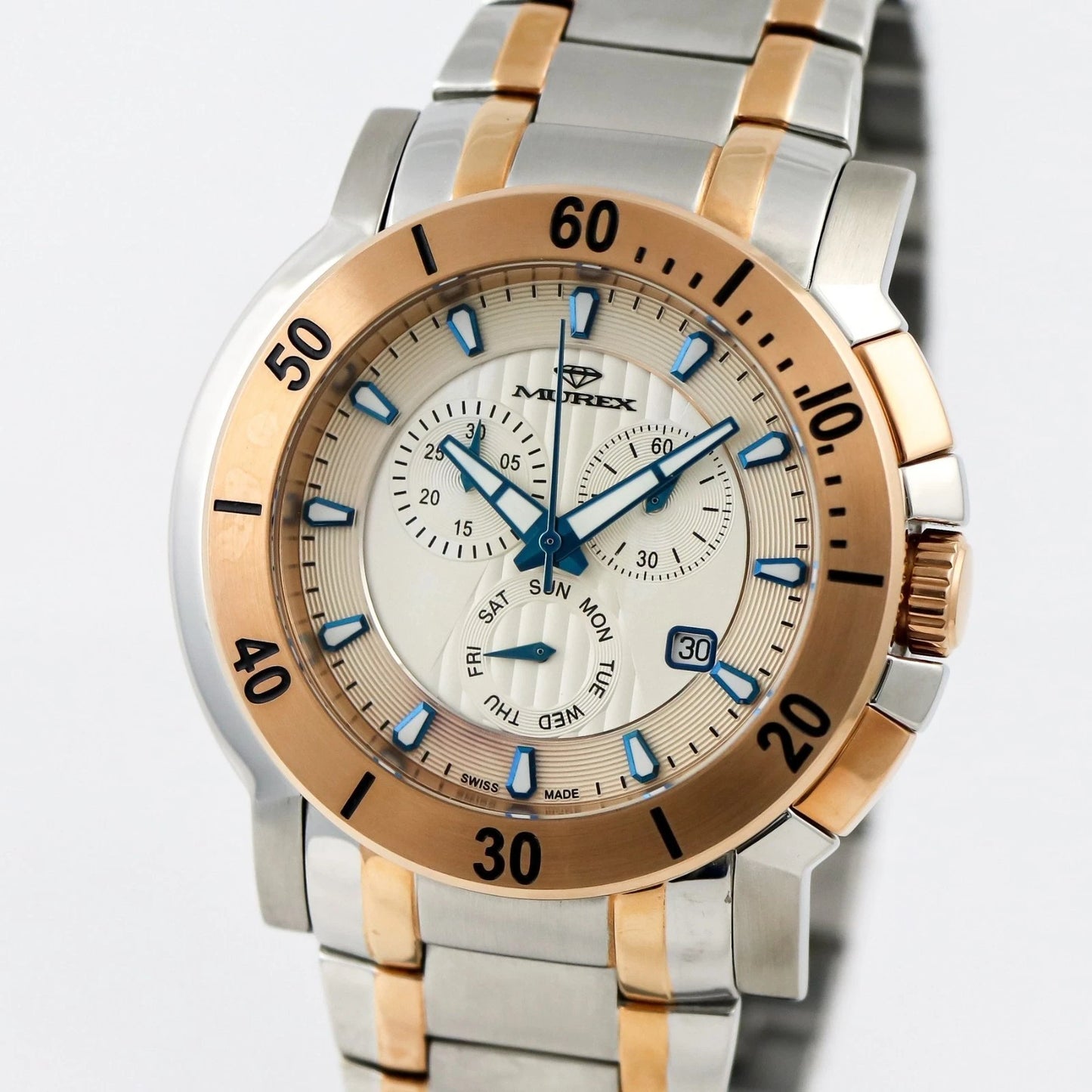Murex • Swiss Chronograph Watch • Stainless Steel • Quartz • 48mm • MUC578