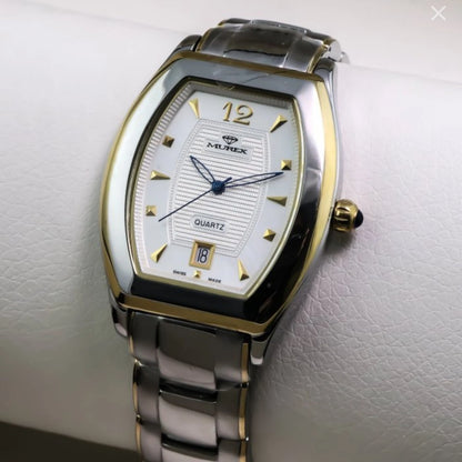 Murex Swiss Watch 45x42.5mm White Dial Stainless Steel Quartz 3ATM RSM542