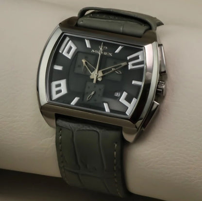 Murex• Swiss Chronograph Watch Stainless Steel Quartz 47.5x43.85mm ISC675