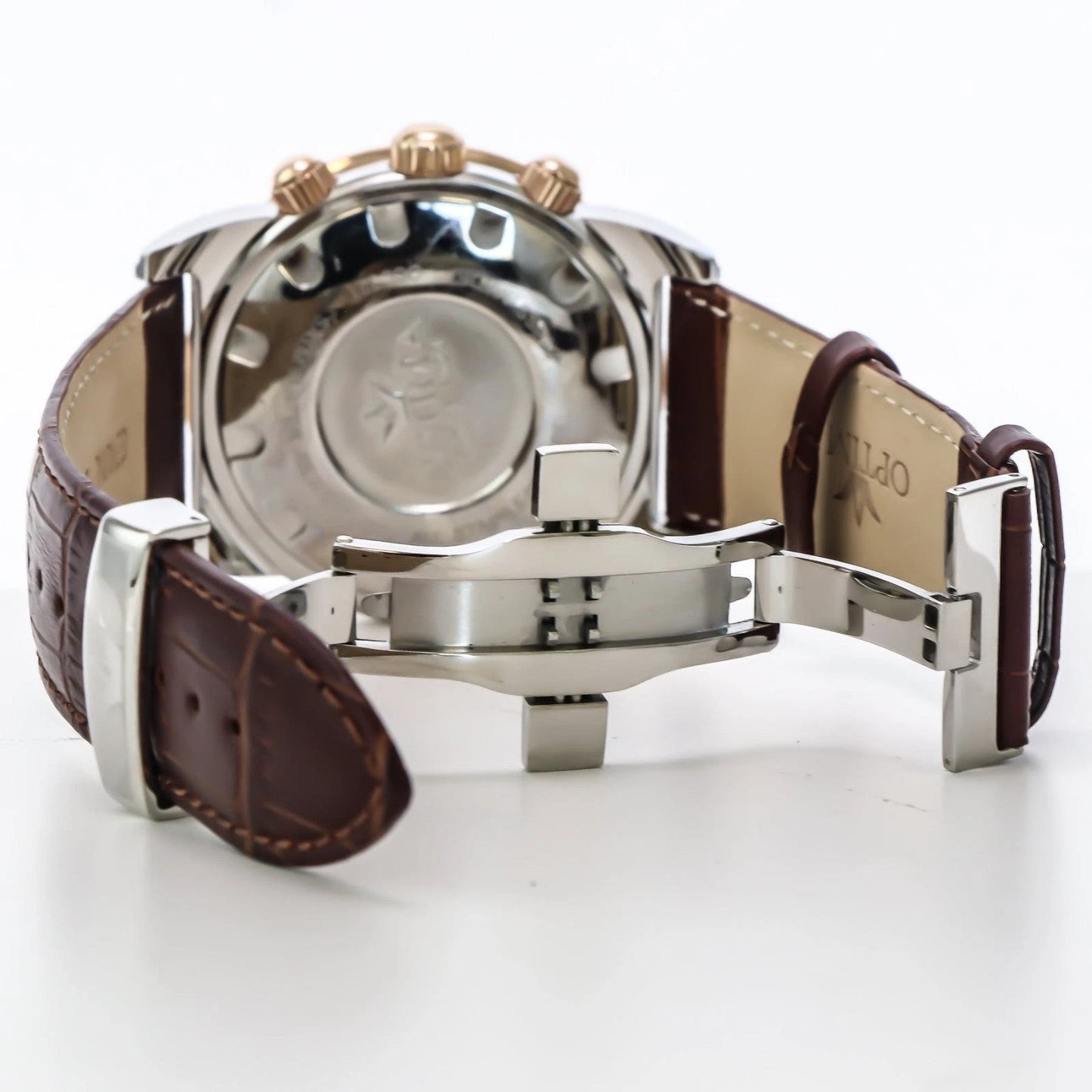 Optima • Swiss Chronograph Watch • Stainless Steel • 44.5mm • Quartz • OSC321