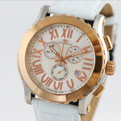 Murex Swiss 45mm Chronograph Quartz Watch Date SubDay 3ATM ISC914