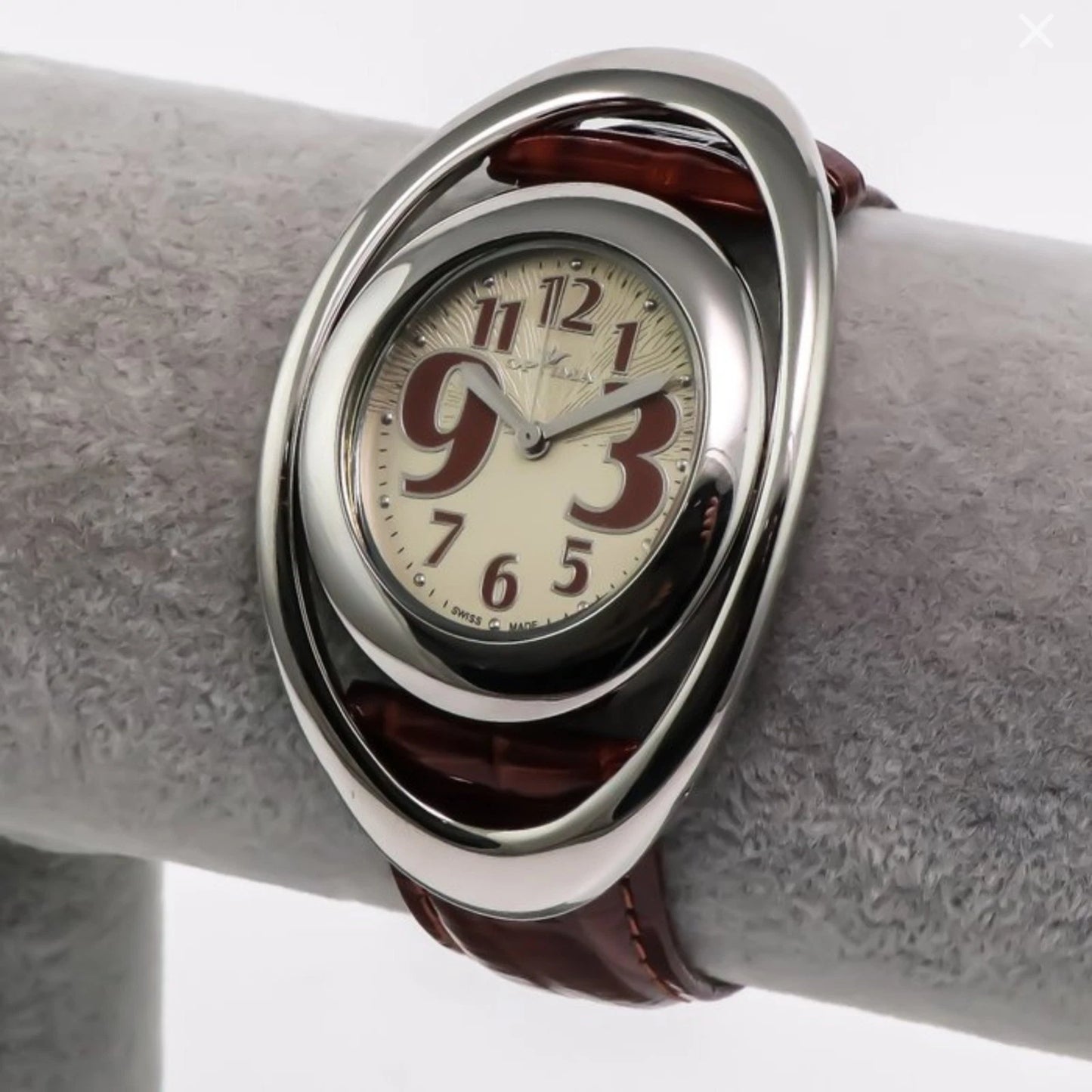 Optima Swiss 36mm Stainless Steel Quartz Womens Watch 3ATM OSL133