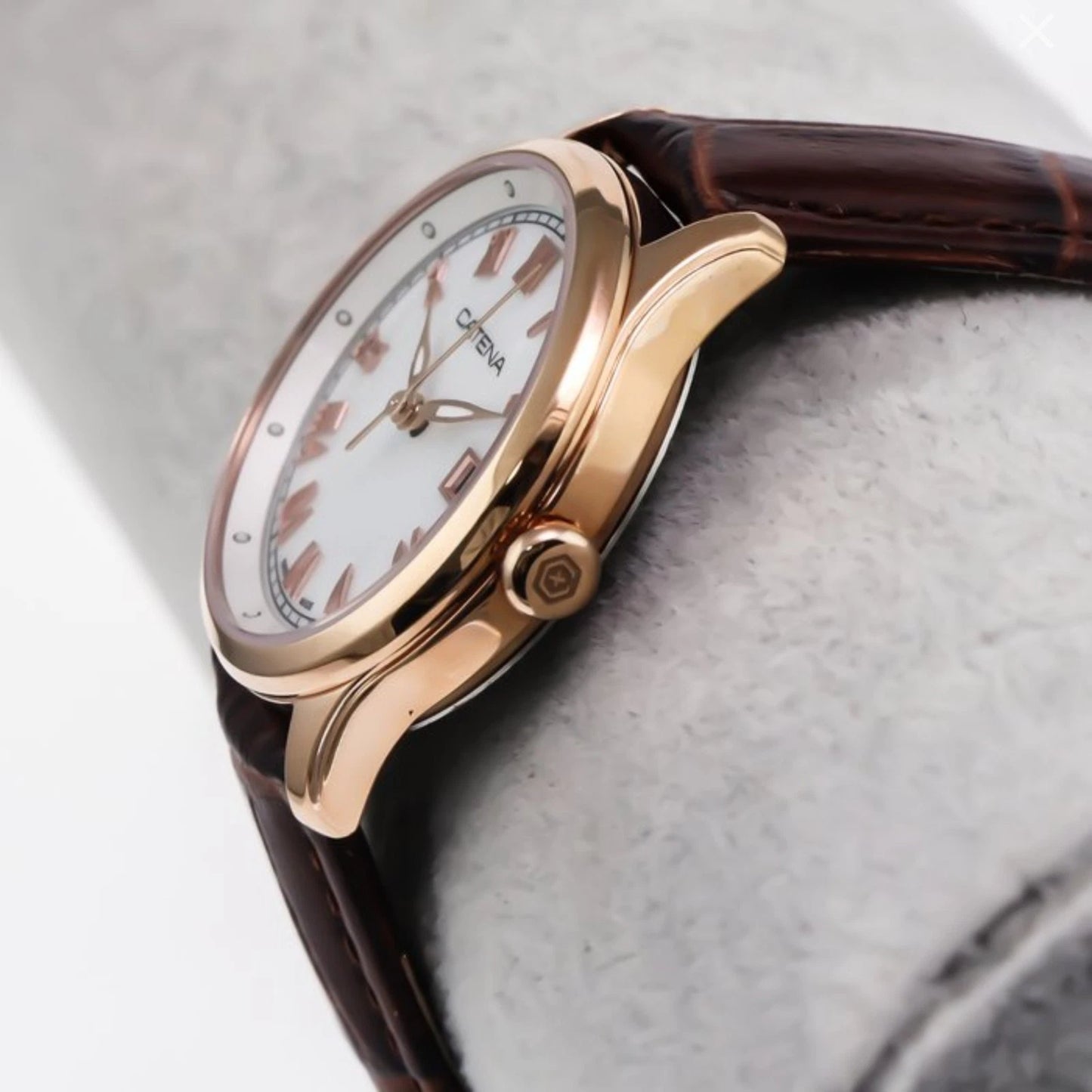 Catena • Swiss Watch • PVD Rose Gold • 30mm Quartz Ronda • Mother Of Pearl 3ATM