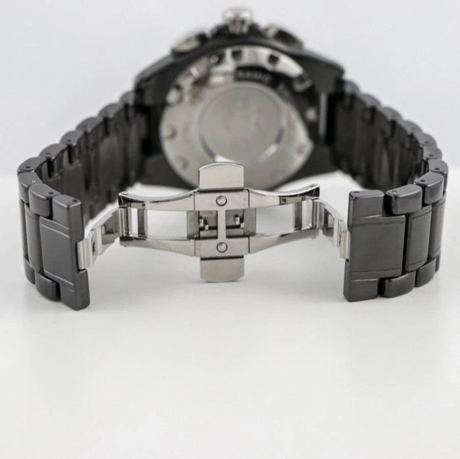 Optima • Swiss Chronograph Watch • OSC318-BS-3 • Date SubDay 43mm Ceramic Bezel