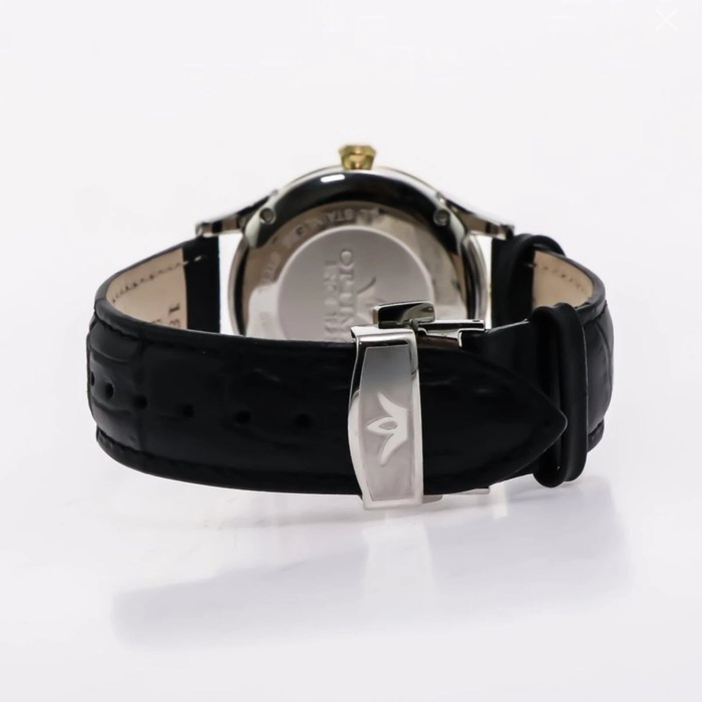Optima Swiss Watch 39mm Stainless Steel PVD Gold Quartz 5ATM OSl352