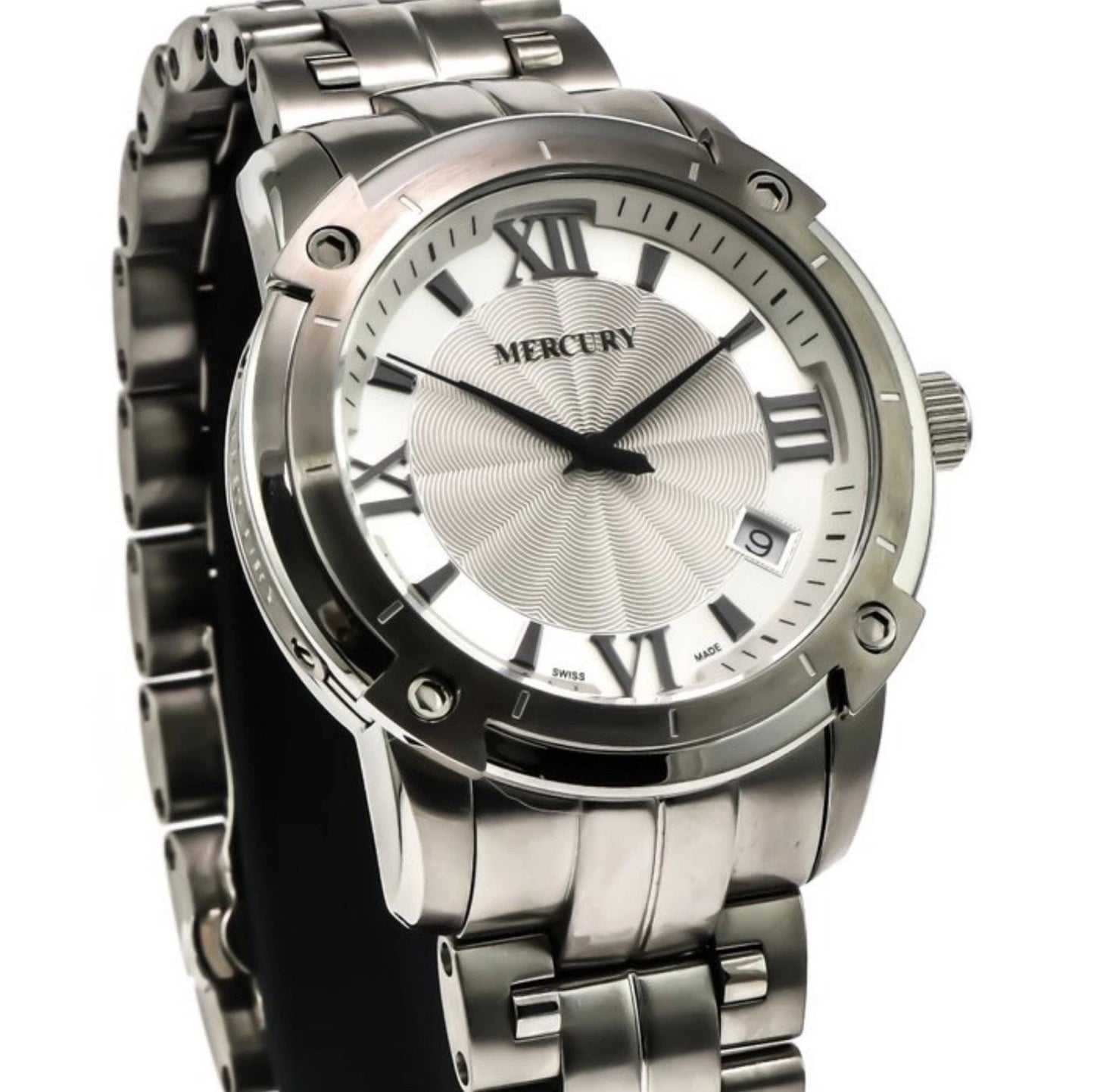 Mercury Swiss Watch Women's Stainless Steel Quartz 38.5mm 10ATM ME10240