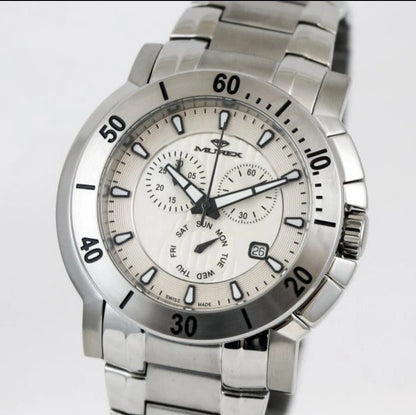 Murex • Swiss Chronograph Watch • Stainless Steel Quartz MUC578 • Date SubDay