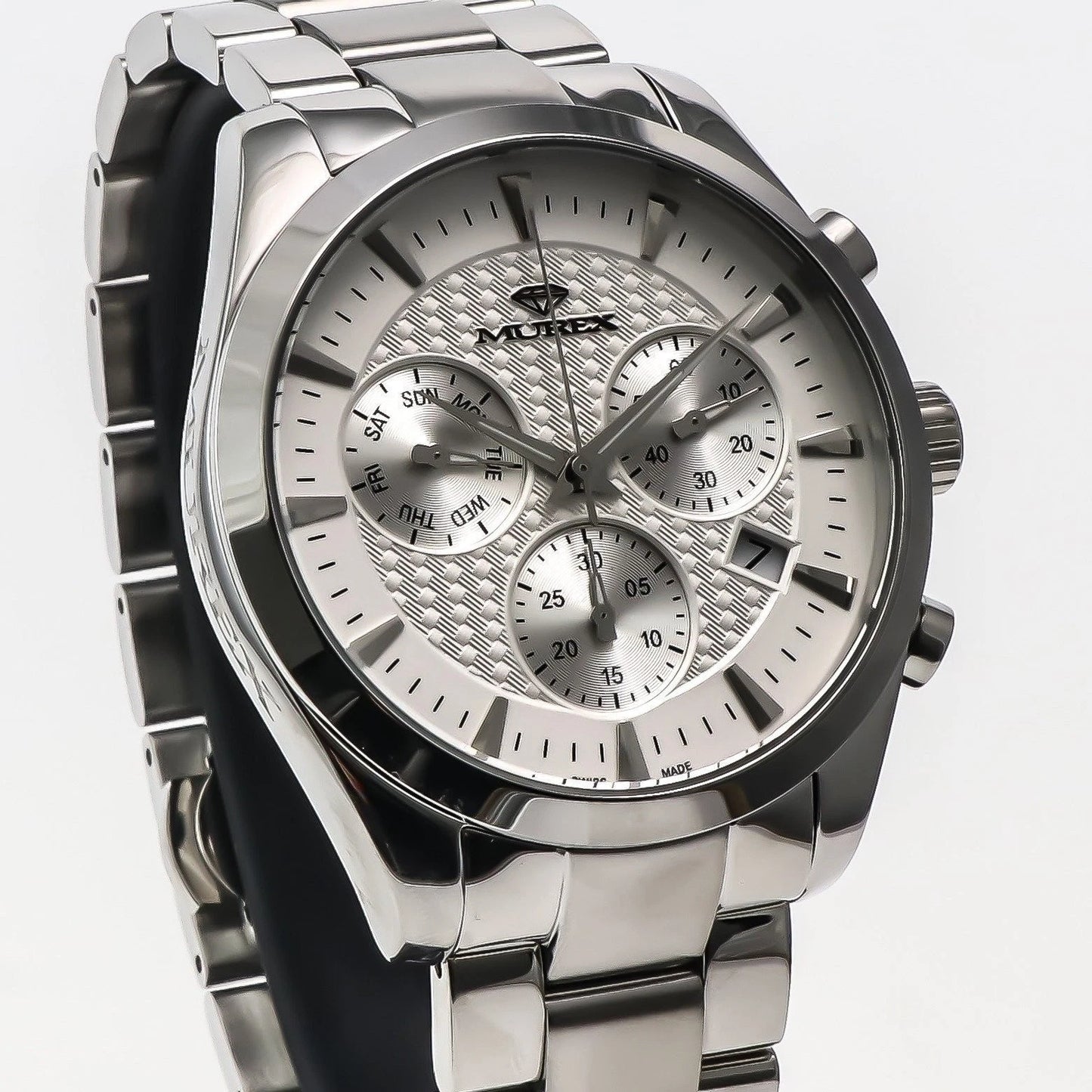 Murex • Swiss Chronograph Watch • Stainless Steel • Quartz • 44mm • MUC612