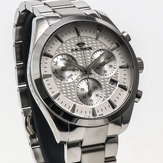 Murex • Swiss Chronograph Watch • Stainless Steel • Quartz • 44mm • MUC612