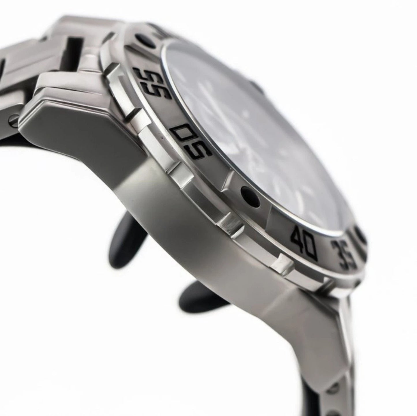 Mercury Swiss 44mm Stainless Steel Quartz Chronograph Watch 5ATM • ME10225