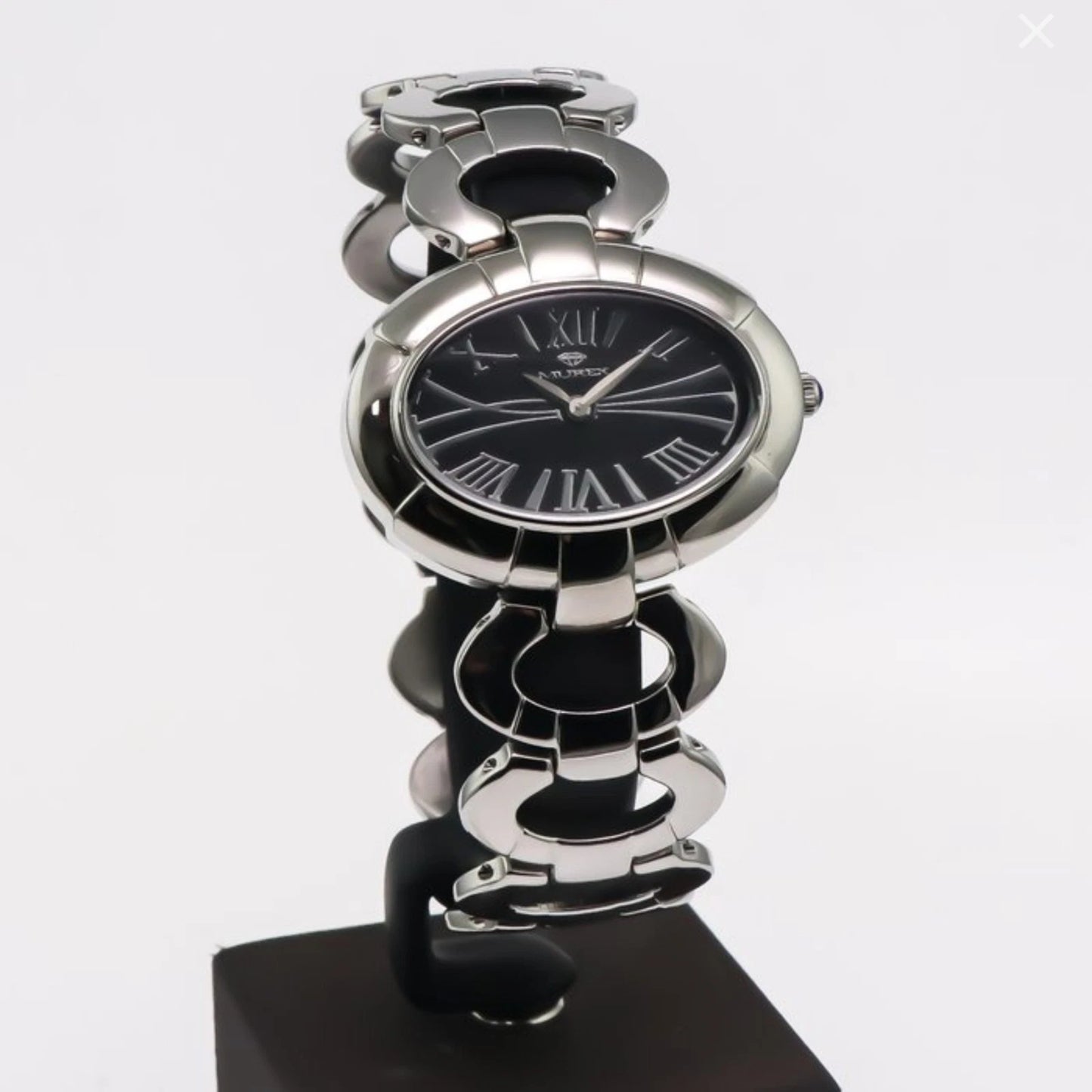 Murex Swiss Watch 40mm Stainless Steel Quartz Black Mother Of Pearl 3ATM RSL913