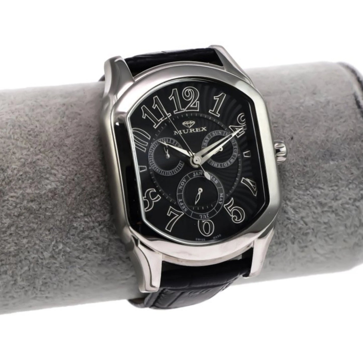 Murex Swiss Watch 39mm Quartz Stainless Steel Calendar Subdials FSM790