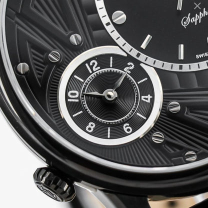 Manager Watches • Dual Time • Stainless Steel • 44mm Quartz • 5ATM Saphire