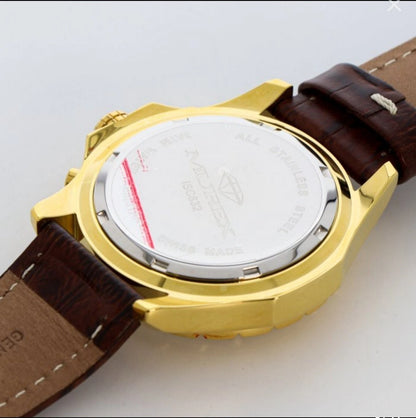 Murex Swiss 46mm Chronograph Quartz Watch Date SubDay 3ATM ISC832