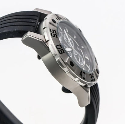 Mercury Swiss 44mm Stainless Steel Quartz Chronograph Watch 5ATM ME10225