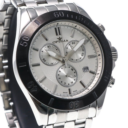 Optima • Swiss Chronograph Watch • Stainless Steel • Quartz • 42.5mm 3ATM OSC210