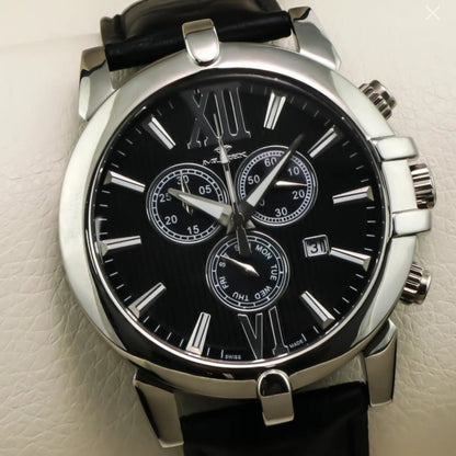 Murex Swiss 45mm Chronograph Watch Stainless Steel Quartz 5 ATM MUC512