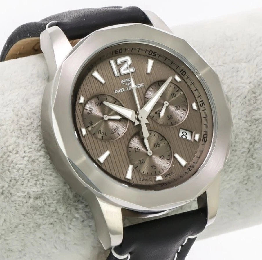 Murex • Swiss Chronograph Watch • MUC605-SL-2 • 44.7mm • Date SubDay • WR 5ATM