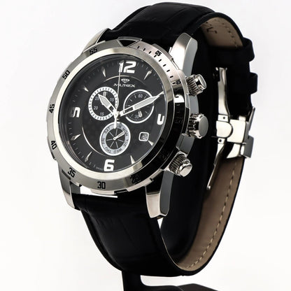 Murex Swiss 45mm Chronograph Watch Stainless Steel Quartz 5 ATM MUC508
