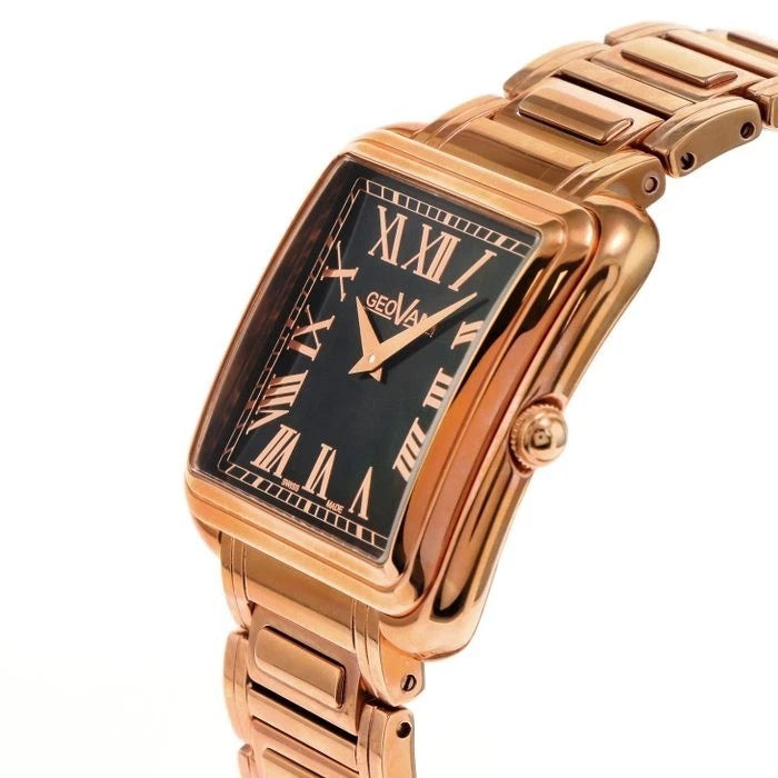 Geovani Swiss Watch 41mm Quartz Stainless Steel PVD Gold Watch 3ATM GOB502