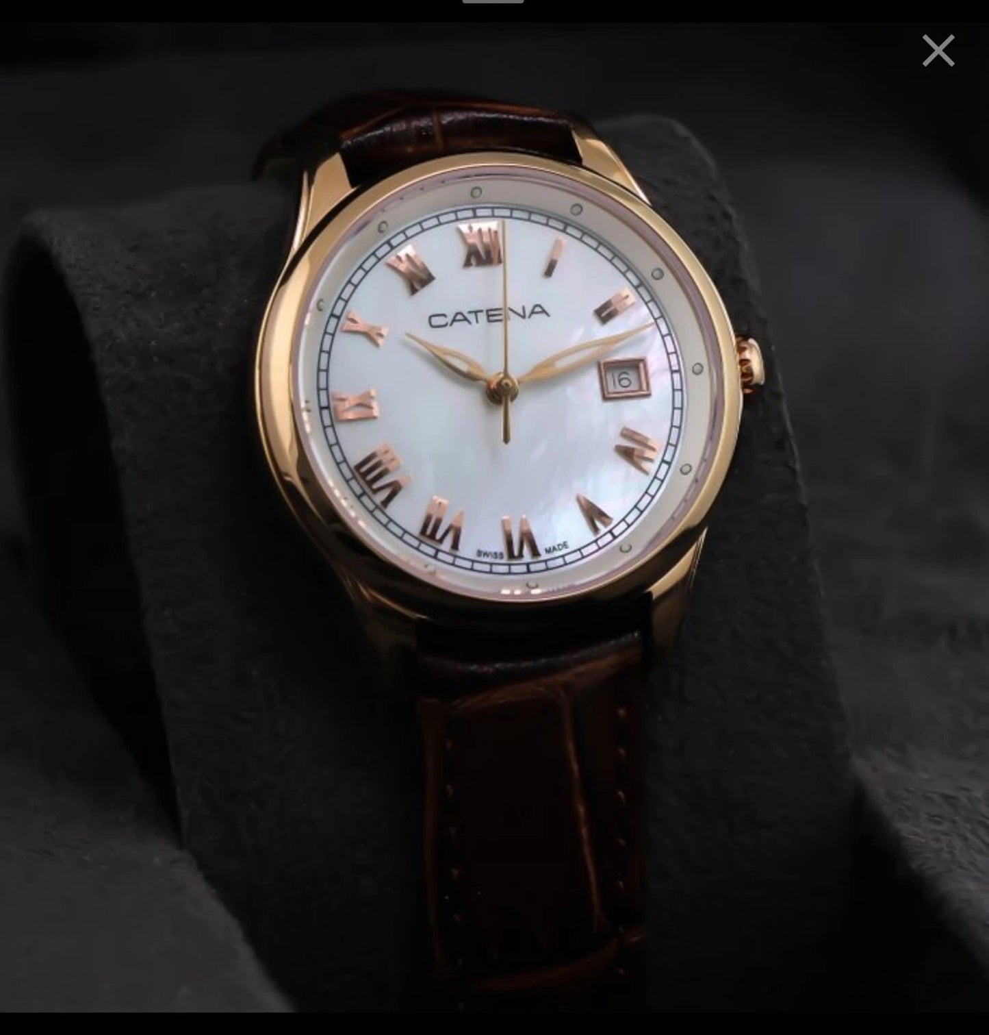 Catena • Swiss Watch • PVD Rose Gold • 30mm Quartz Ronda • Mother Of Pearl 3ATM