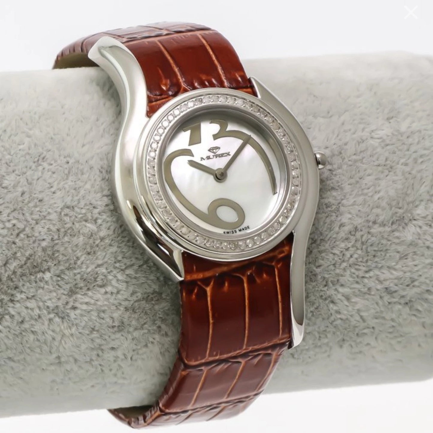 Murex Swiss Diamond Watch 32mm Stainless Steel 3ATM 60 SI Diamonds 0.34ct RSL722