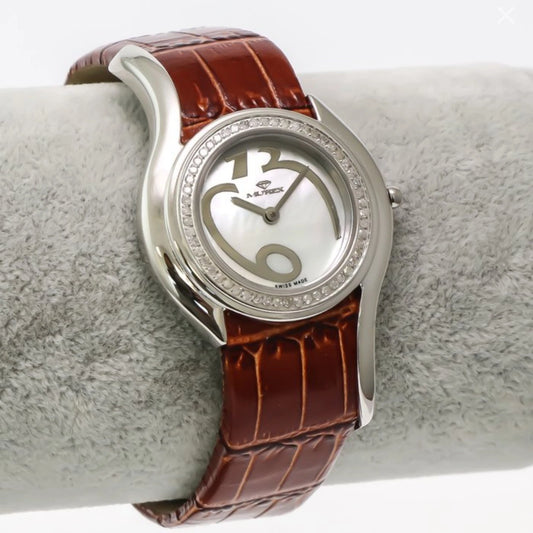 Murex Swiss Diamond Watch 32mm Stainless Steel 3ATM 60 SI Diamonds 0.34ct RSL722