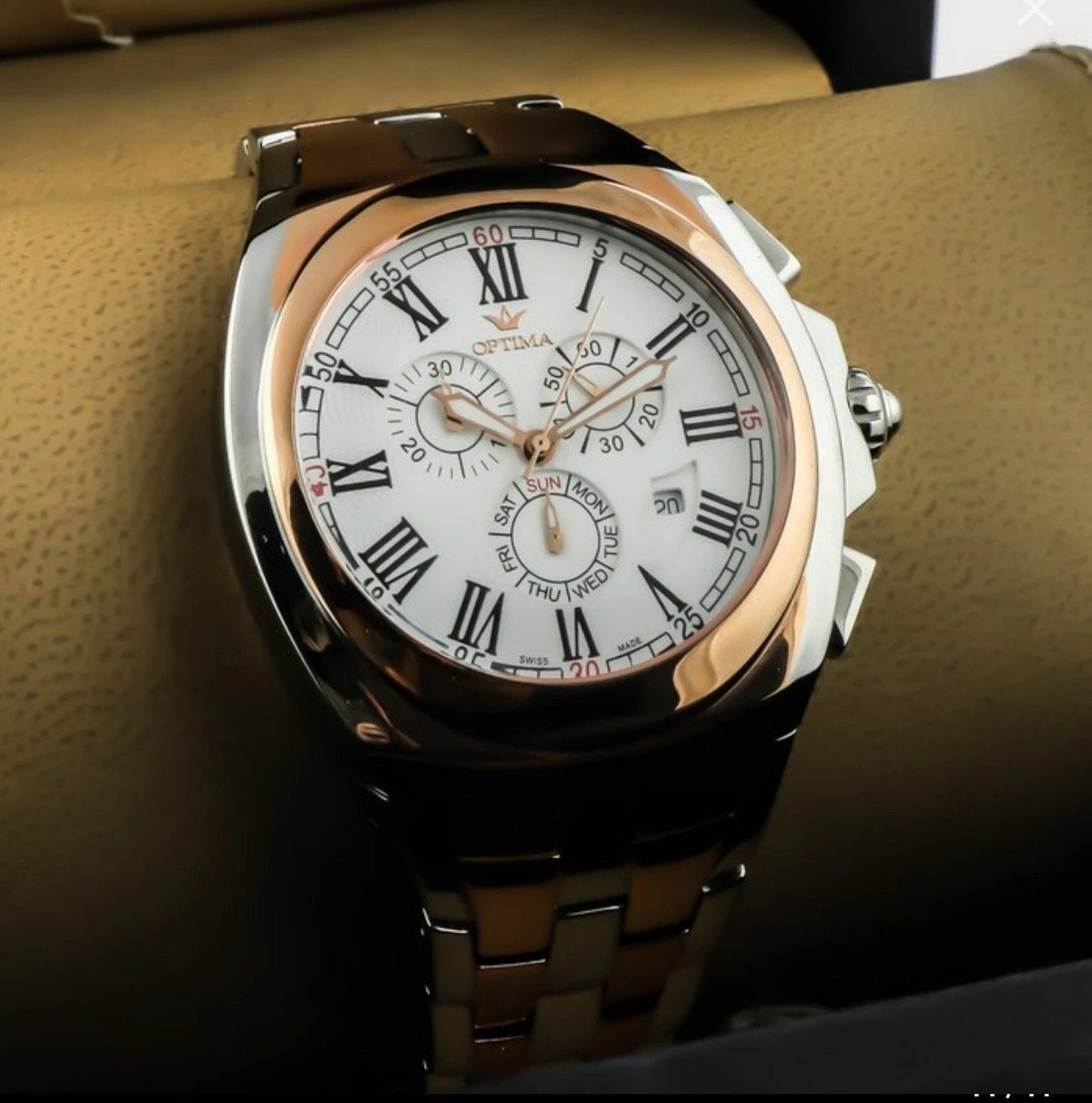 Optima • 45mm • Swiss Chronograph Watch • Date SubDay • 5 ATM • OSC292-SR-1