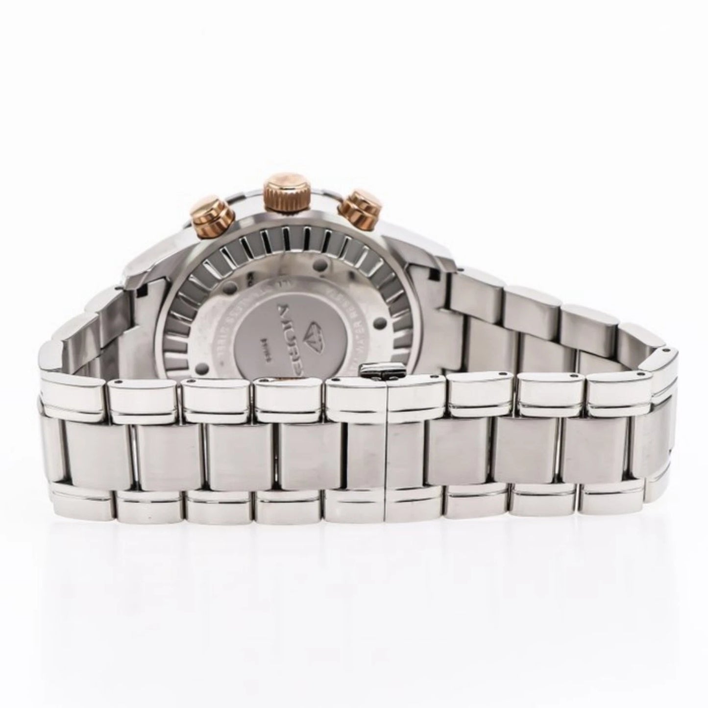 Murex Swiss Chronograph Watch 49mm Stainless Steel & PVD Rose Gold Quartz MUC594